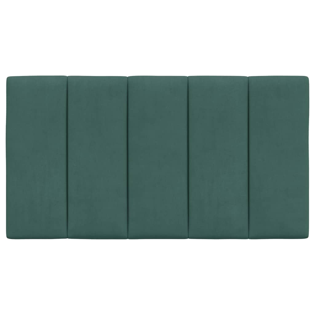 Cuscino Testiera Verde Scuro 90 cm in Velluto - homemem39
