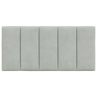 Cuscino Testiera Grigio Chiaro 100 cm in Velluto - homemem39