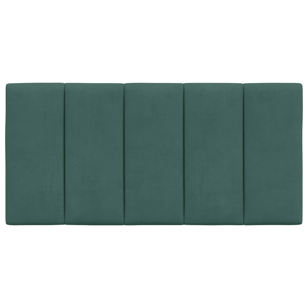 Cuscino Testiera Verde Scuro 100 cm in Velluto - homemem39