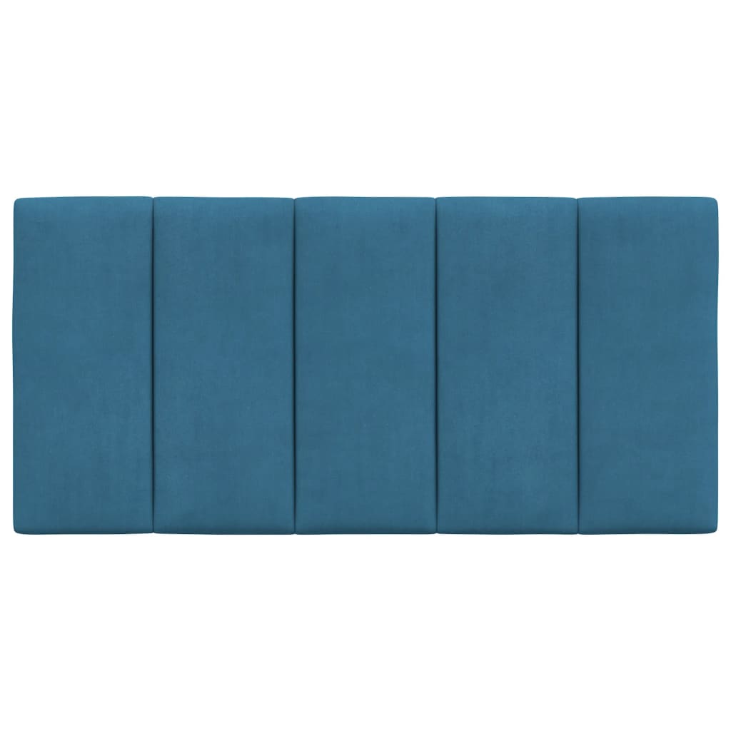 Cuscino Testiera Blu 100 cm in Velluto - homemem39