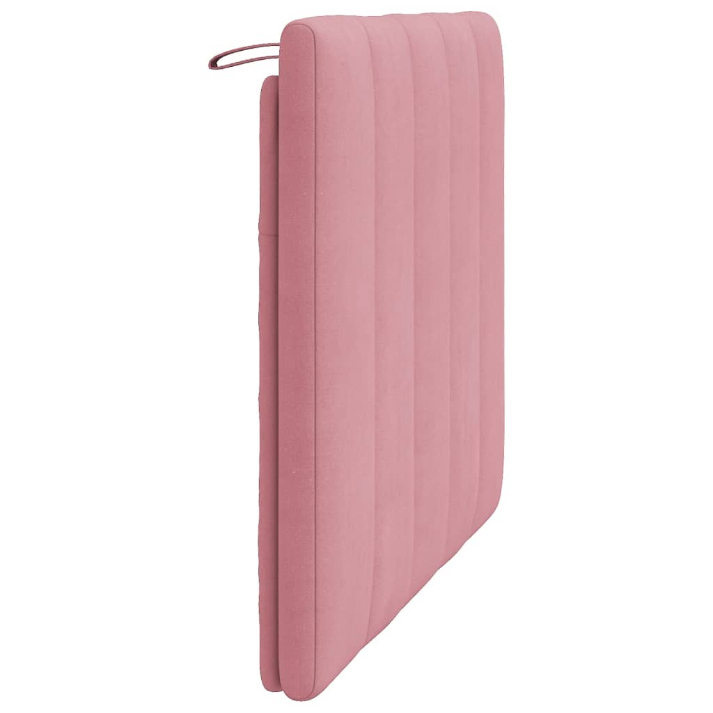 Cuscino Testiera Rosa 100 cm in Velluto - homemem39