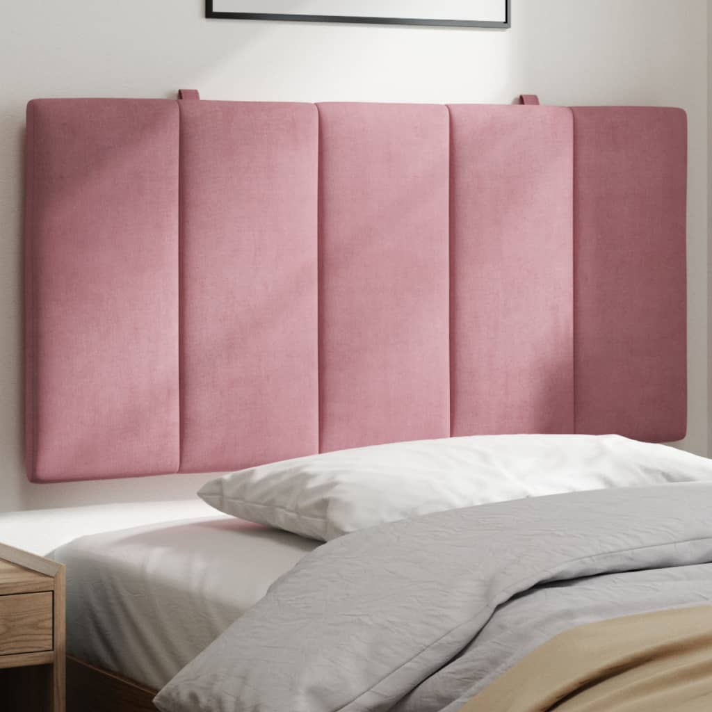 Cuscino Testiera Rosa 100 cm in Velluto - homemem39