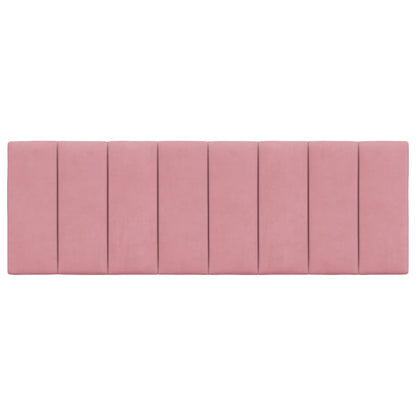 Cuscino Testiera Hanko Rosa 120 cm in Velluto