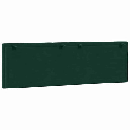 Cuscino Testiera Hanko Verde Scuro 160 cm in Velluto