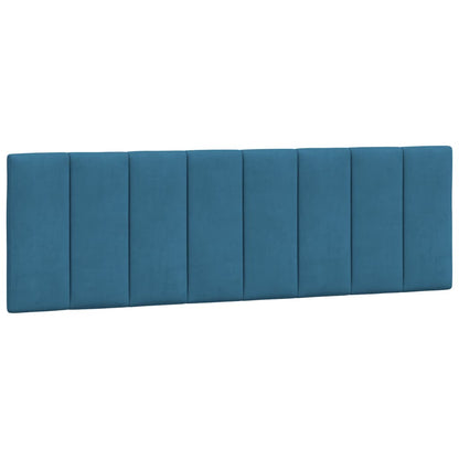 Cuscino Testiera Blu 160 cm in Velluto - homemem39