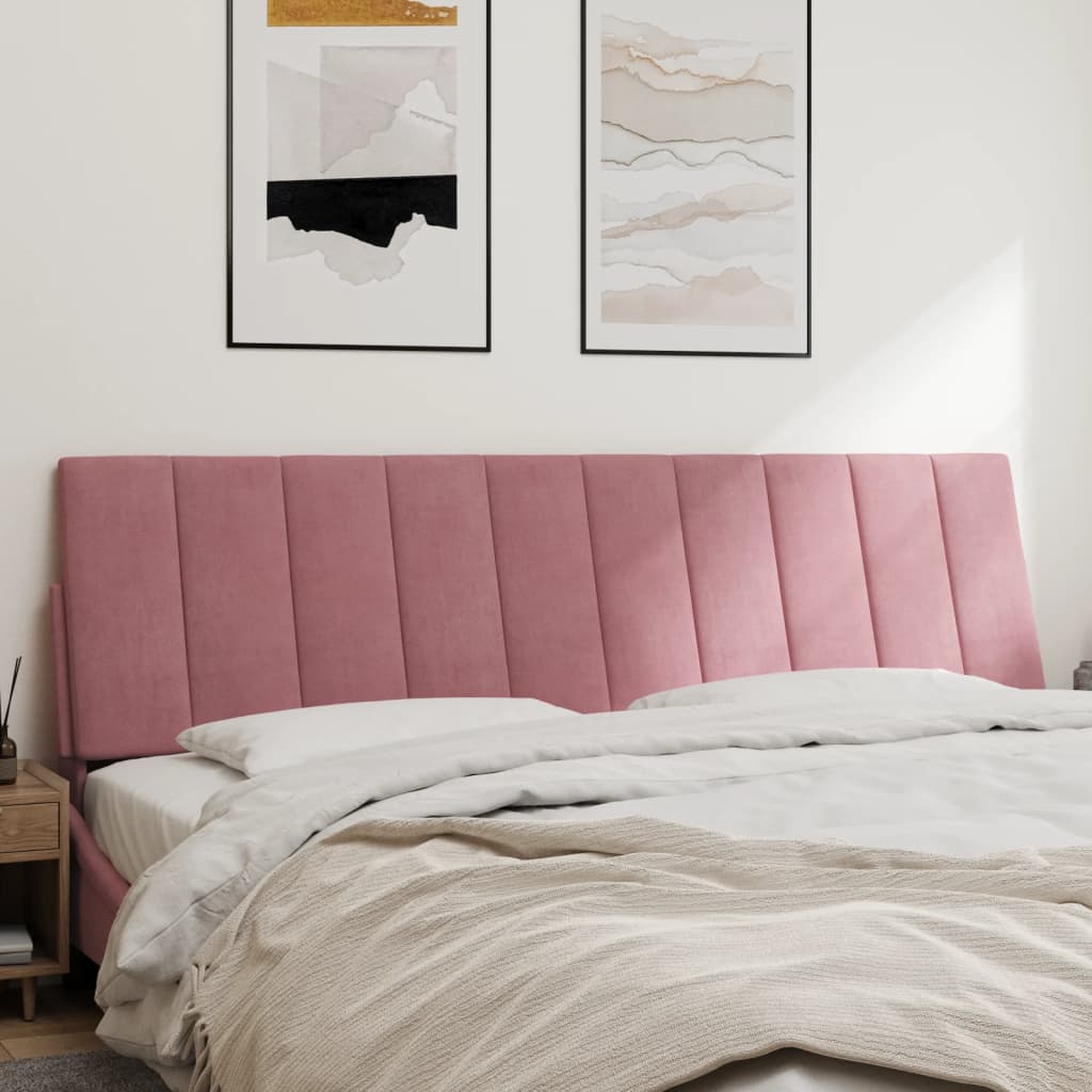 Cuscino Testiera Rosa 180 cm in Velluto - homemem39