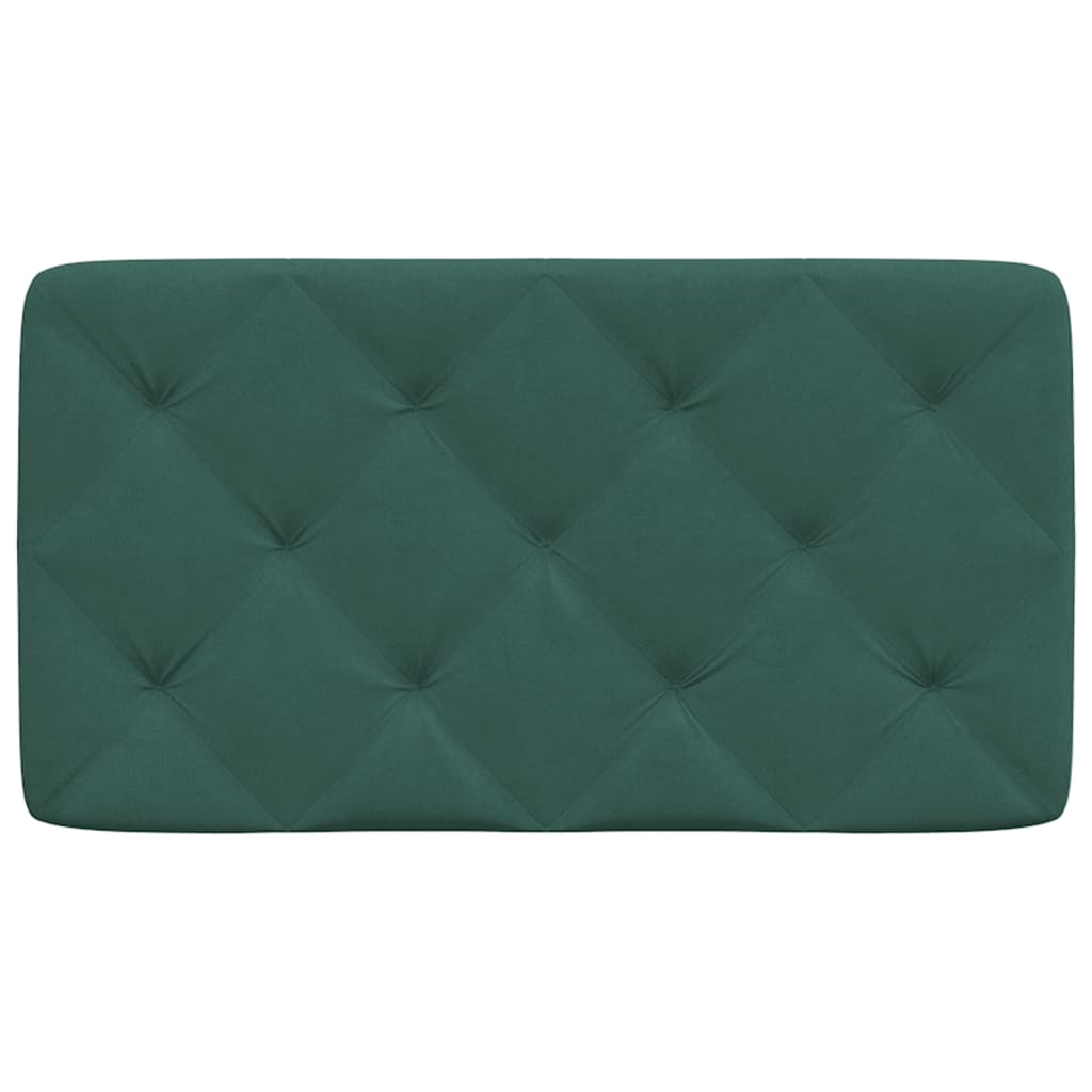 Cuscino Testiera Verde Scuro 80 cm in Velluto