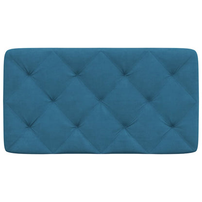 Cuscino Testiera Blu 80 cm in Velluto - homemem39