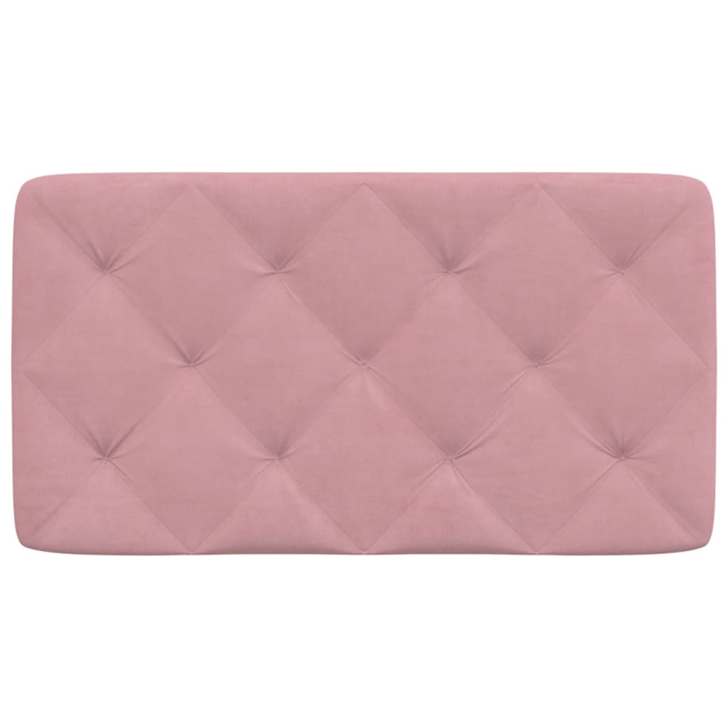 Cuscino Testiera Rosa 80 cm in Velluto - homemem39