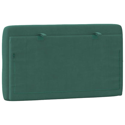 Cuscino Testiera Verde Scuro 90 cm in Velluto - homemem39
