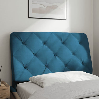 Cuscino Testiera Blu 90 cm in Velluto - homemem39