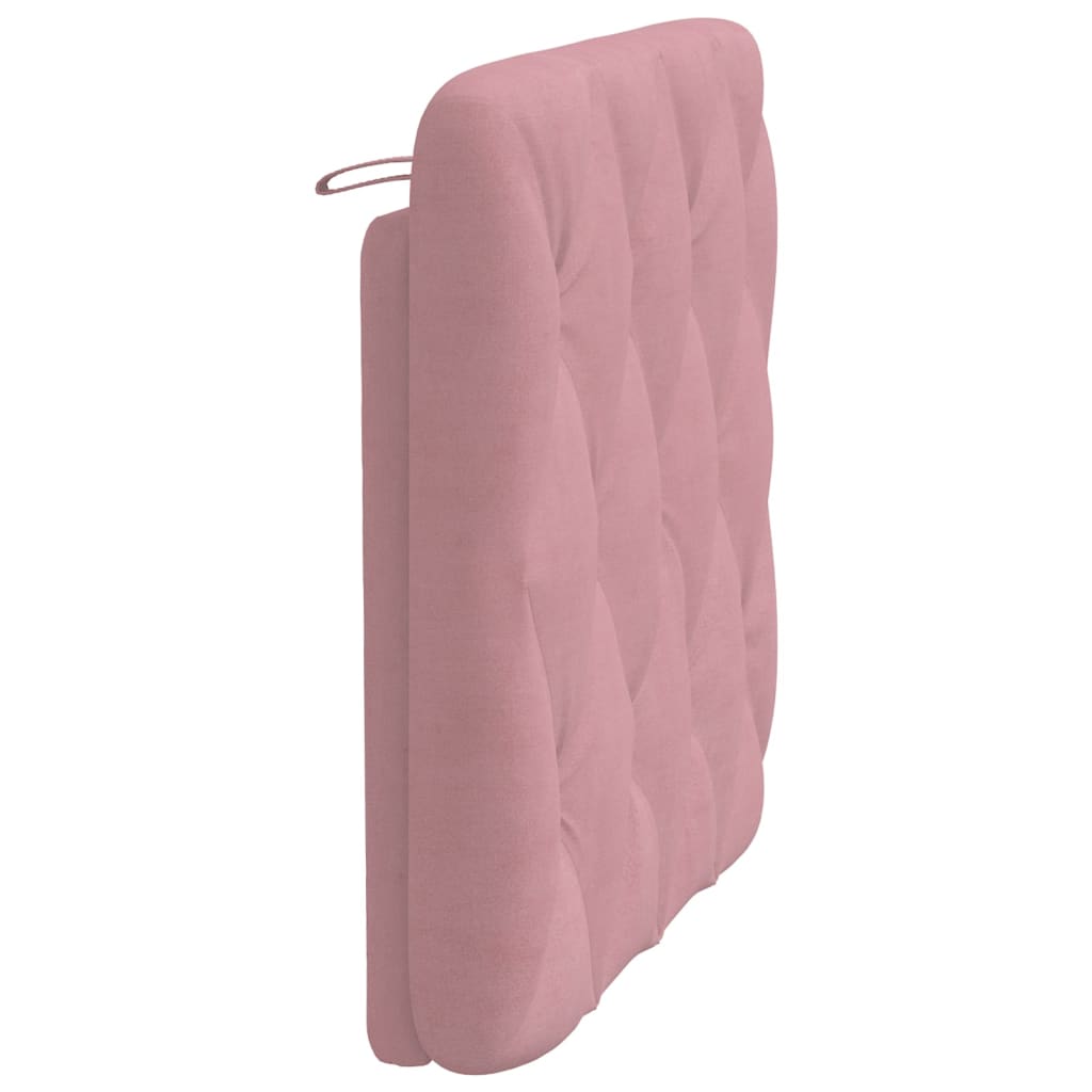 Cuscino Testiera Rosa 90 cm in Velluto - homemem39