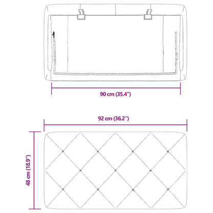 Cuscino Testiera Rosa 90 cm in Velluto - homemem39