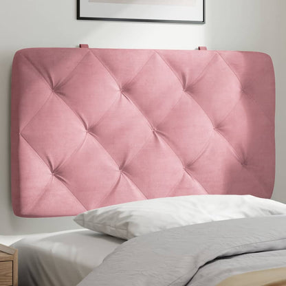 Cuscino Testiera Rosa 90 cm in Velluto - homemem39