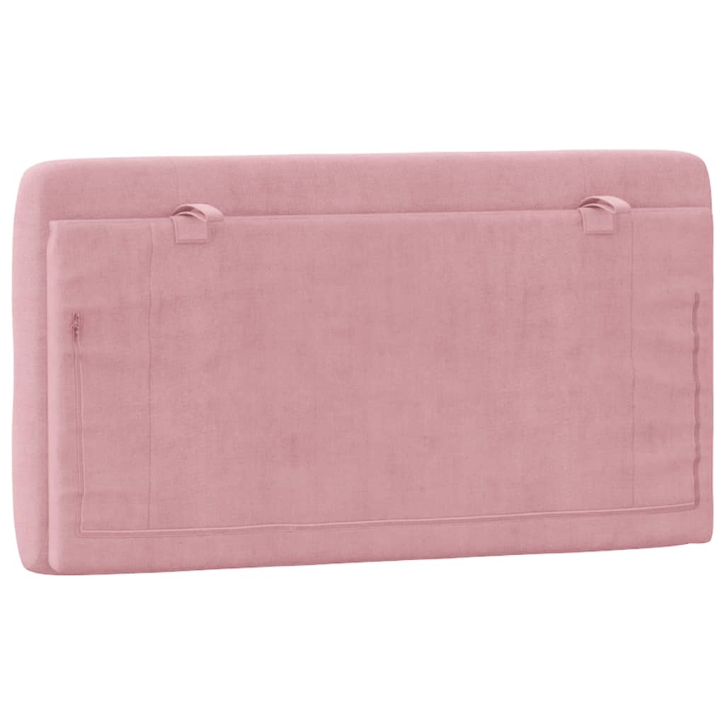 Cuscino Testiera Rosa 100 cm in Velluto