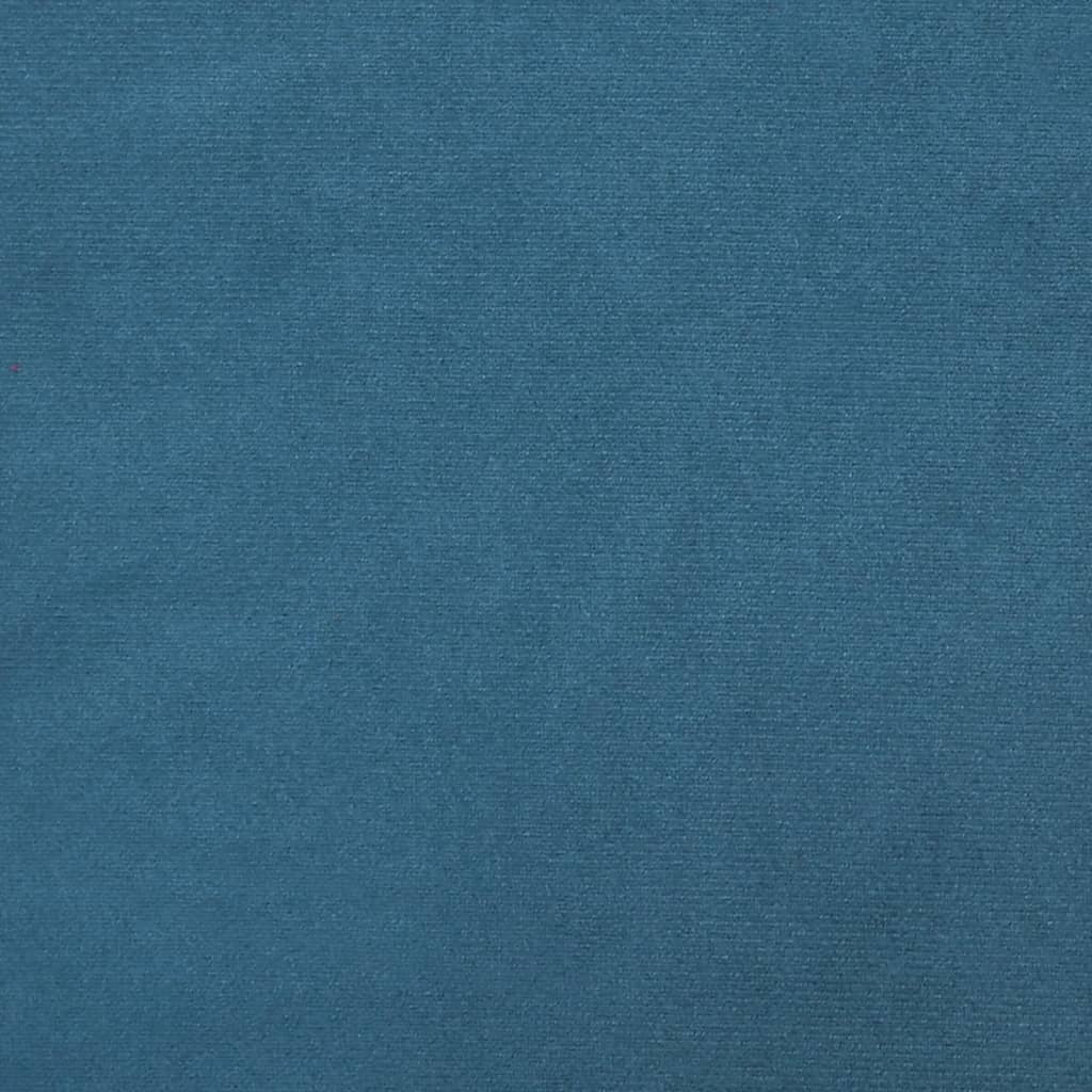 Cuscino Testiera Blu 120 cm in Velluto - homemem39