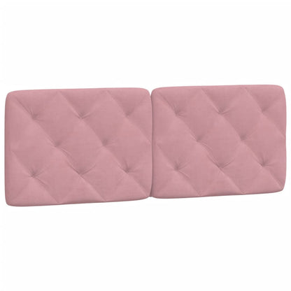 Cuscino Testiera Rosa 120 cm in Velluto