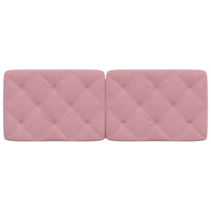Cuscino Testiera Rosa 120 cm in Velluto