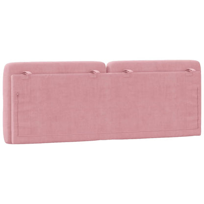 Cuscino Testiera Rosa 120 cm in Velluto