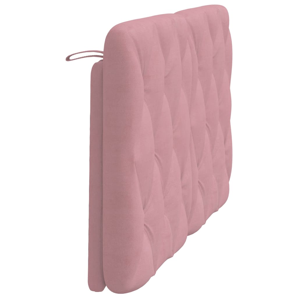 Cuscino Testiera Rosa 140 cm in Velluto - homemem39