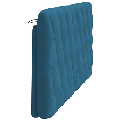 Cuscino Testiera Blu 160 cm in Velluto - homemem39