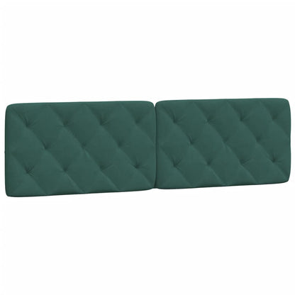 Cuscino Testiera Verde Scuro 180 cm in Velluto