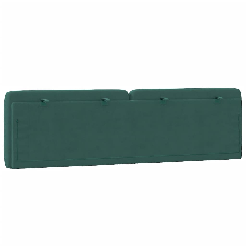 Cuscino Testiera Verde Scuro 180 cm in Velluto