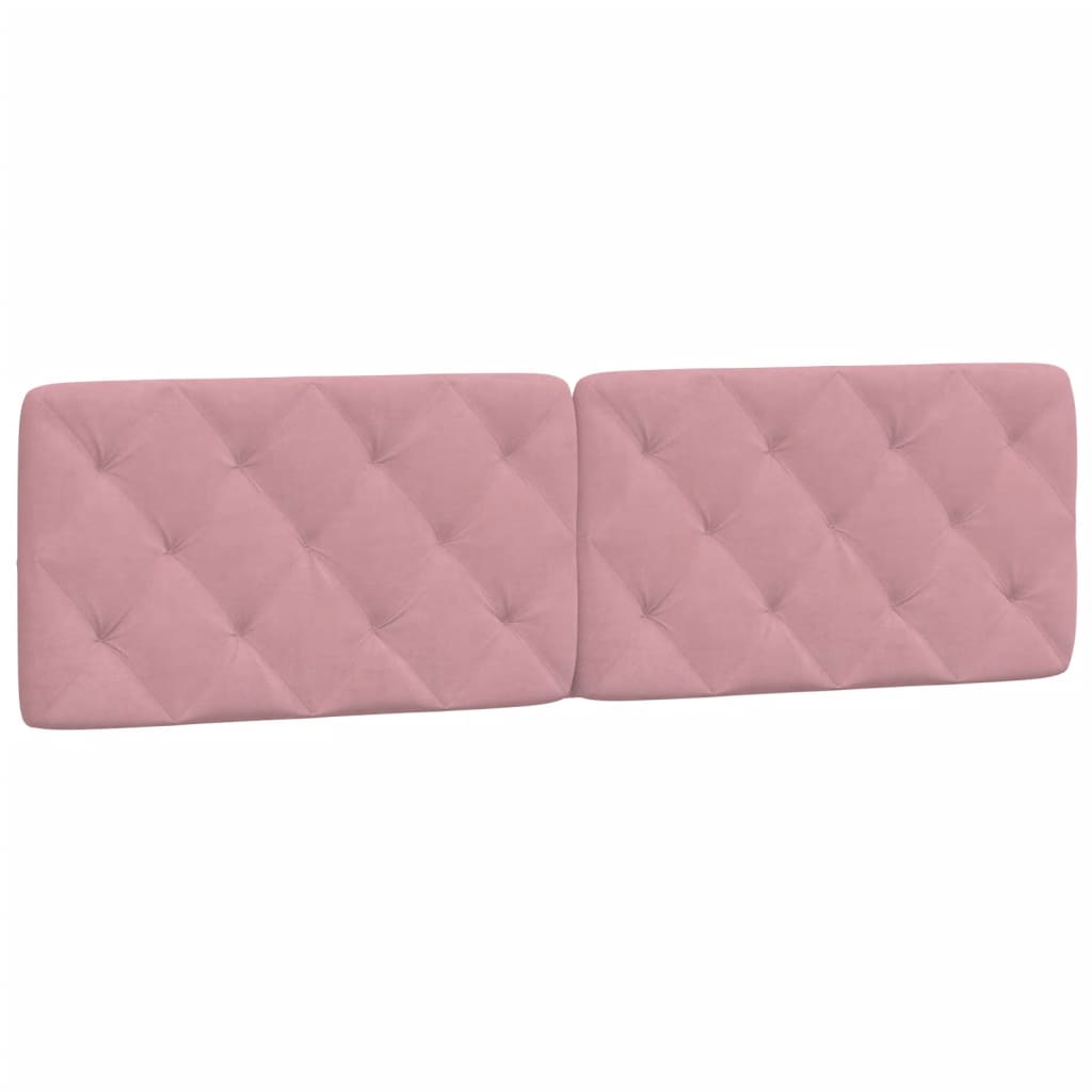 Cuscino Testiera Rosa 180 cm in Velluto