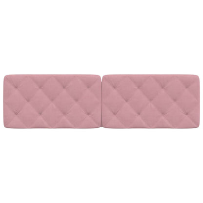 Cuscino Testiera Rosa 180 cm in Velluto