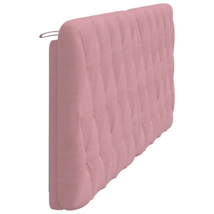 Cuscino Testiera Rosa 200 cm in Velluto