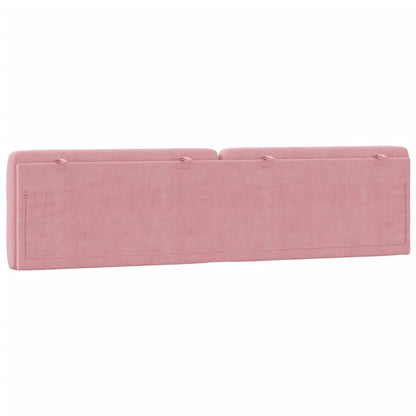 Cuscino Testiera Rosa 200 cm in Velluto
