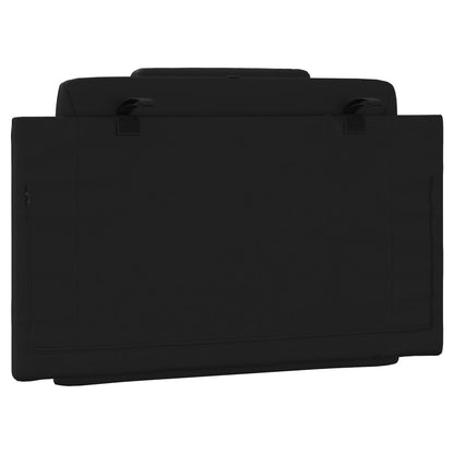 Cuscino Testiera Nero 80 cm in Similpelle - homemem39