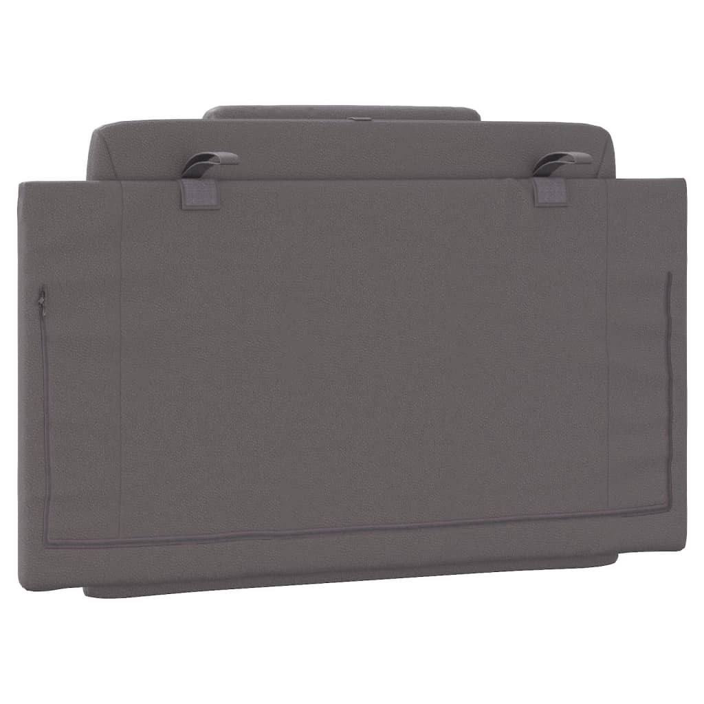 Cuscino Testiera Grigio 80 cm in Similpelle - homemem39