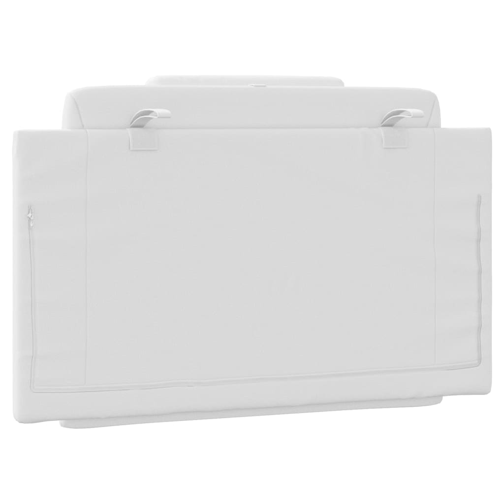 Cuscino Testiera Bianco 90 cm in Similpelle - homemem39