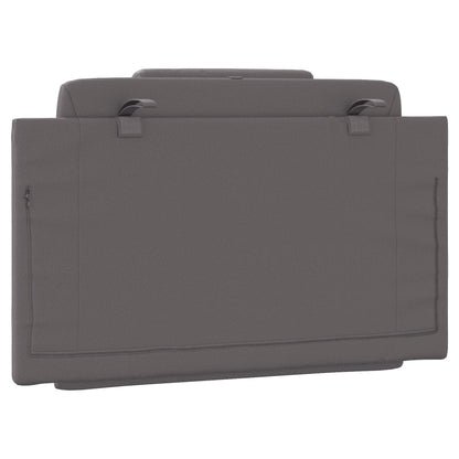 Cuscino Testiera Grigio 90 cm in Similpelle - homemem39