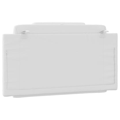 Cuscino Testiera Bianco 100 cm in Similpelle - homemem39