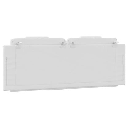 Cuscino Testiera Bianco 120 cm in Similpelle - homemem39