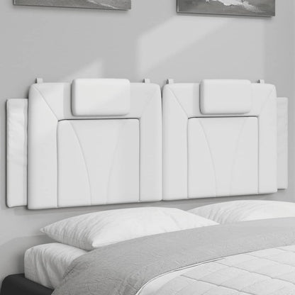 Cuscino Testiera Bianco 120 cm in Similpelle - homemem39