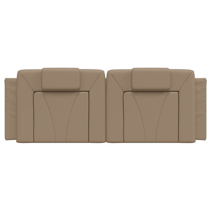 Cuscino Testiera Cappuccino 120 cm in Similpelle - homemem39