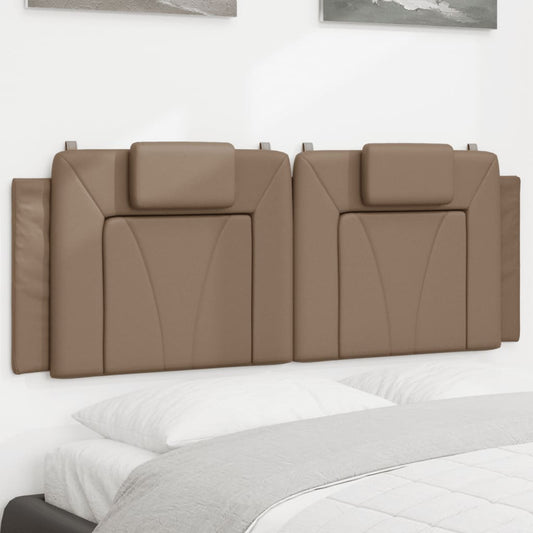 Cuscino Testiera Viana Cappuccino 140 cm in Similpelle | homemem39