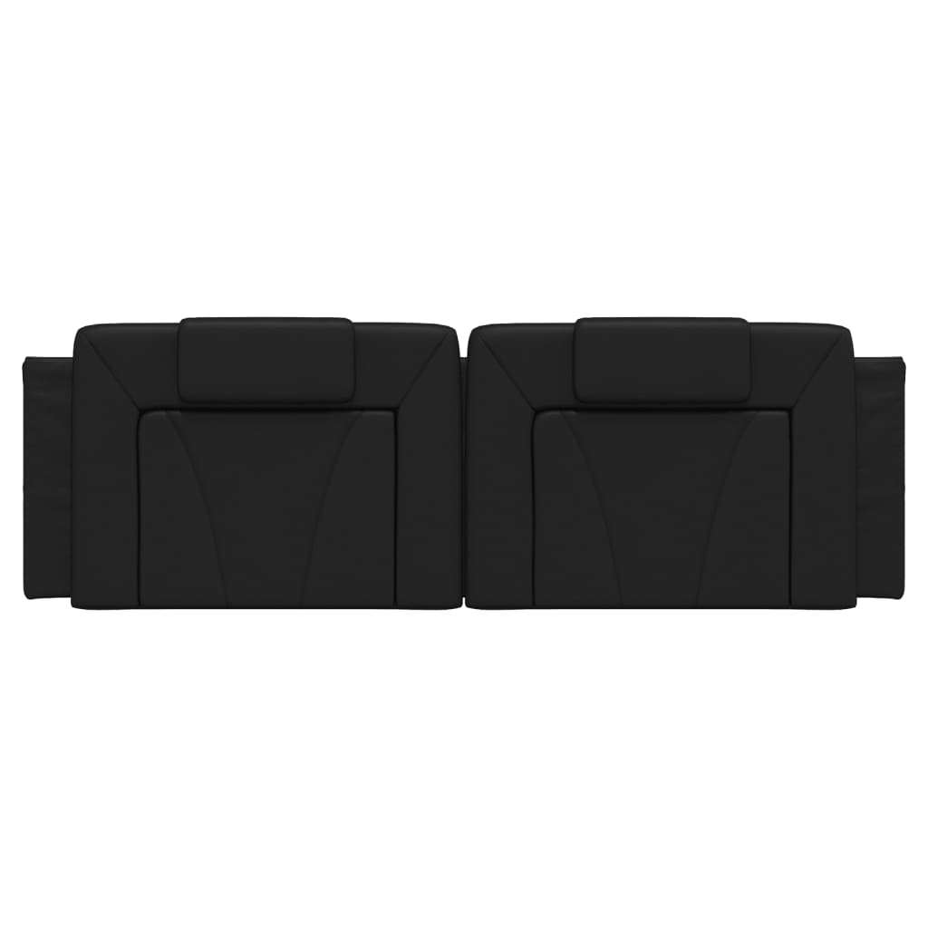 Cuscino Testiera Nero 160 cm in Similpelle