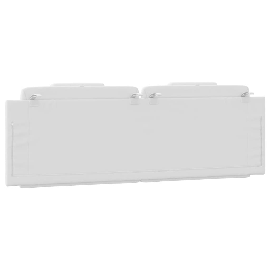 Cuscino Testiera Bianco 160 cm in Similpelle - homemem39