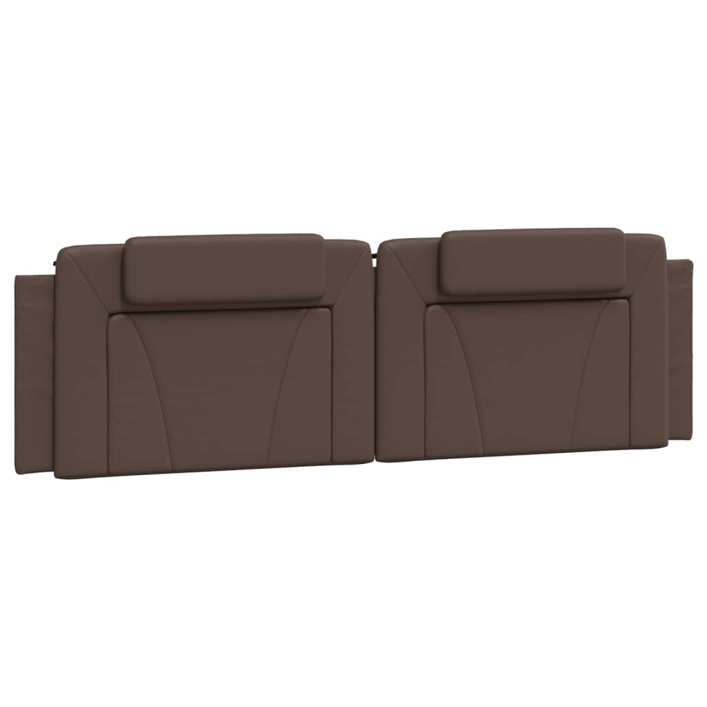 Cuscino Testiera Viana Marrone 180 cm in Similpelle | homemem39