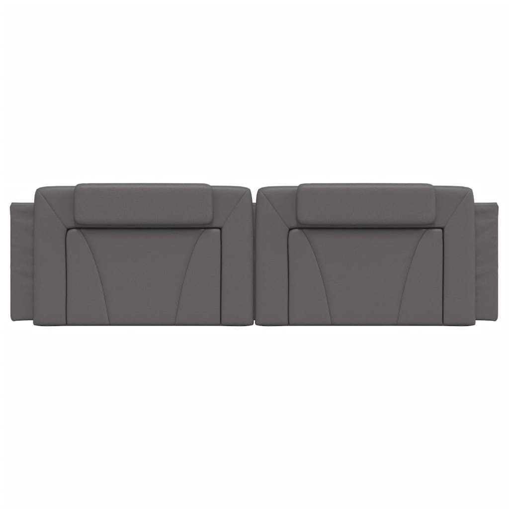 Cuscino Testiera Grigio 180 cm in Similpelle - homemem39