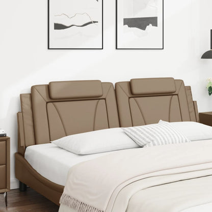 Cuscino Testiera Viana Cappuccino 180 cm in Similpelle