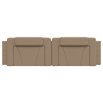 Cuscino Testiera Viana Cappuccino 180 cm in Similpelle