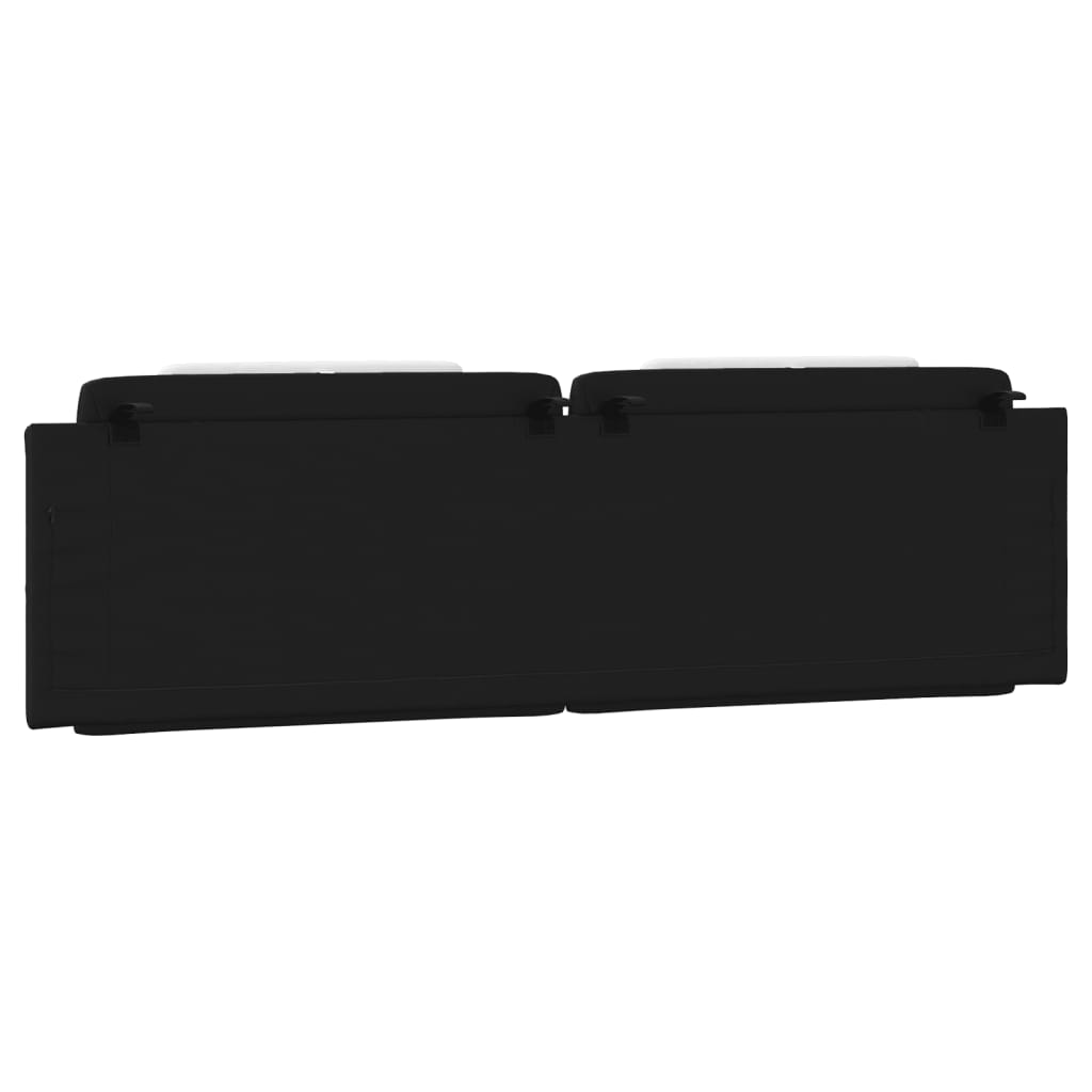 Cuscino Testiera Viana Nero e Bianco 183 cm in Similpelle | homemem39