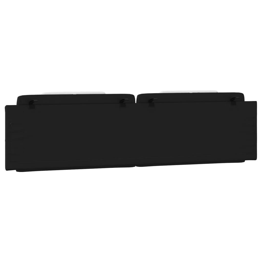 Cuscino Testiera Viana Nero e Bianco 193 cm in Similpelle | homemem39
