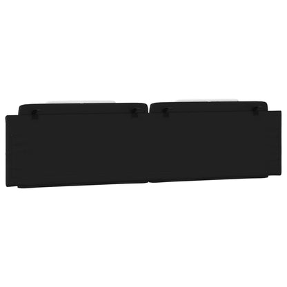 Cuscino Testiera Viana Nero e Bianco 193 cm in Similpelle | homemem39