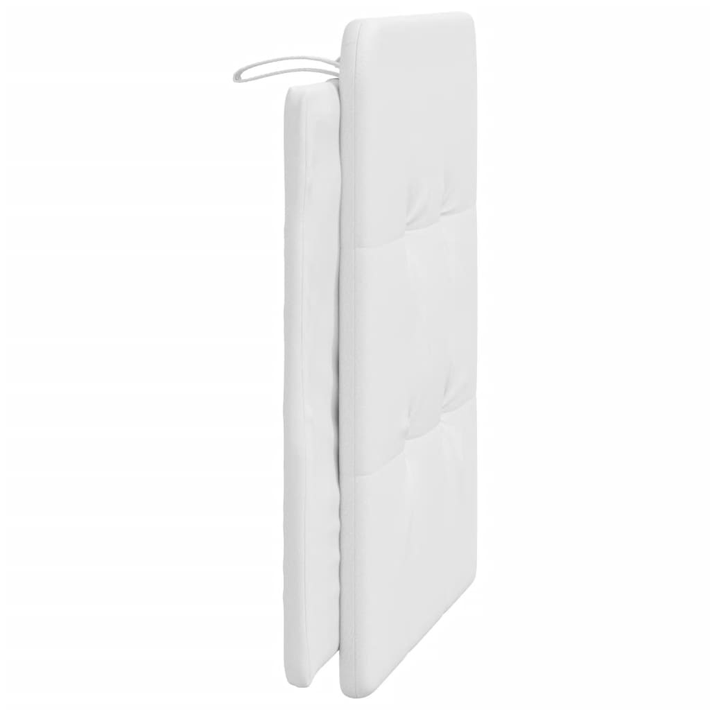 Cuscino Testiera Bianco 80 cm in Similpelle - homemem39